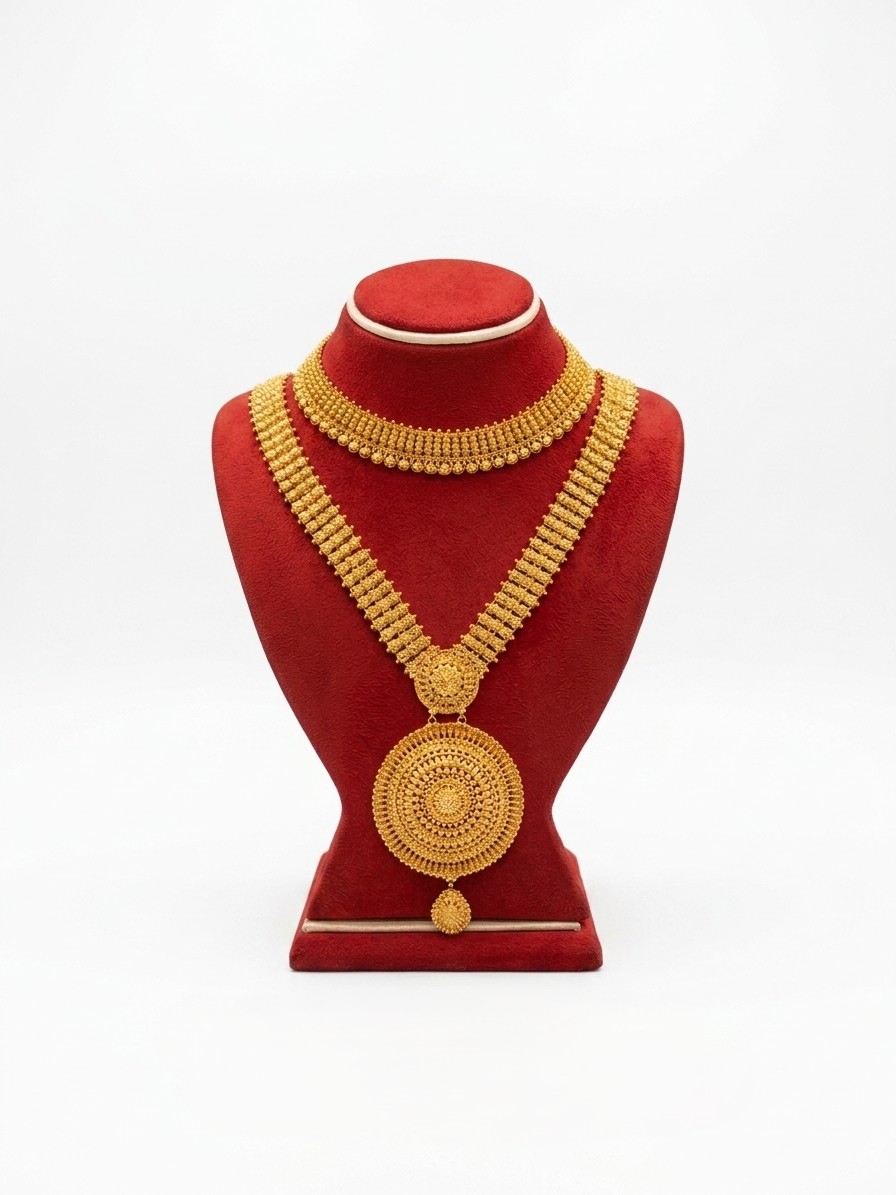 Traditional gold necklace