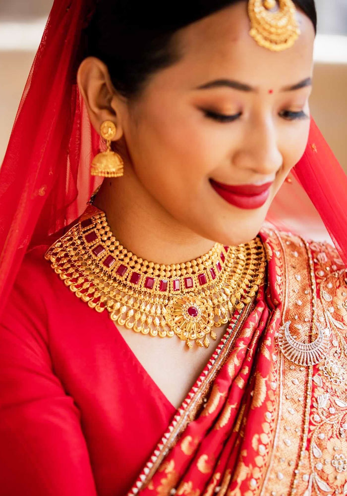 Temple jewellery set